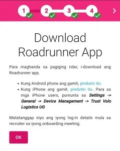 Download Roadrunner App